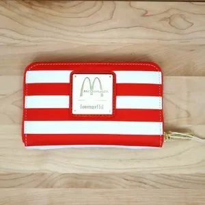 thumbnail image 2 of Loungefly McDonald's Purse - Ronald & Friends Red Zip Around Wallet Official Licensed 2 of 12
